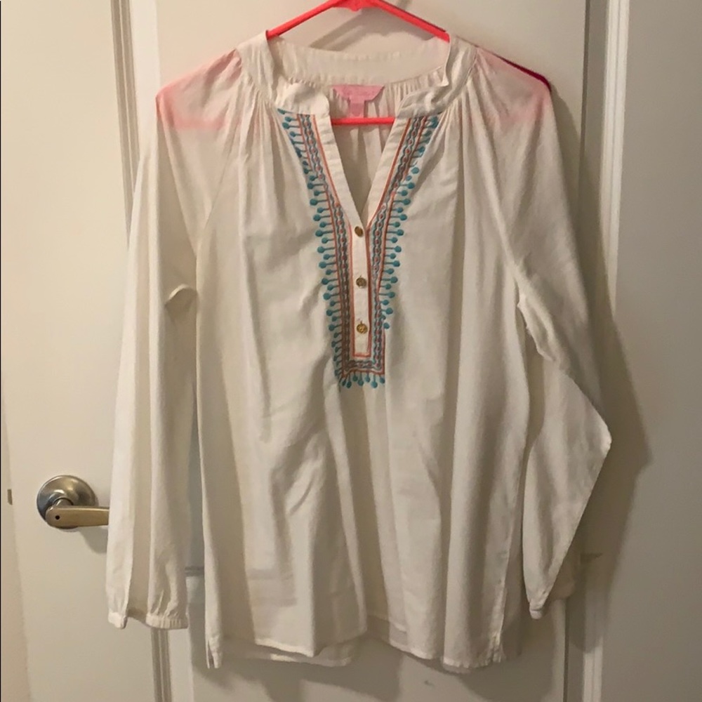 Lilly Pulitzer Cotton Elsa Top